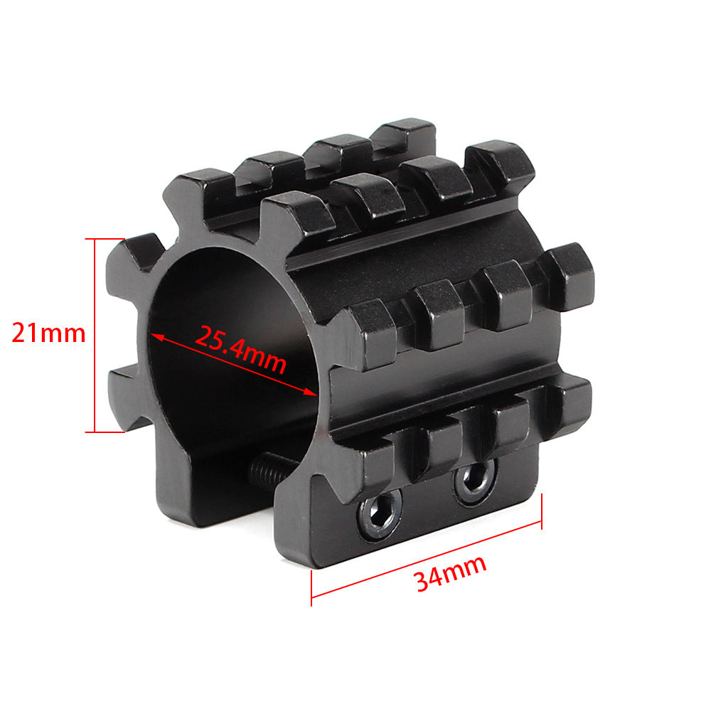 Factory Cross-Border Five-Sided Rail Guide Rail Metal Fixture Bayonet 25.4mm Scope Bracket 20mm